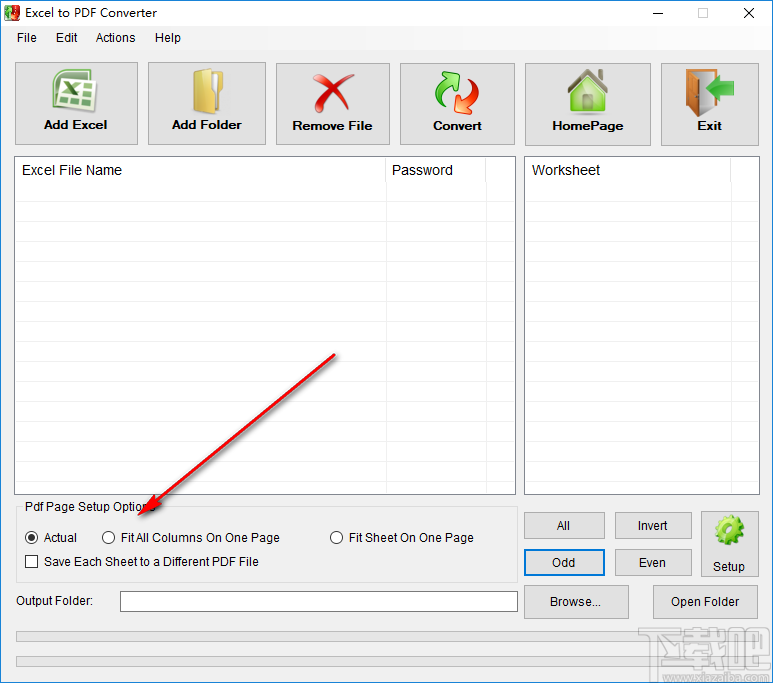 Free Excel to PDF Converter(Excel转PDF软件)