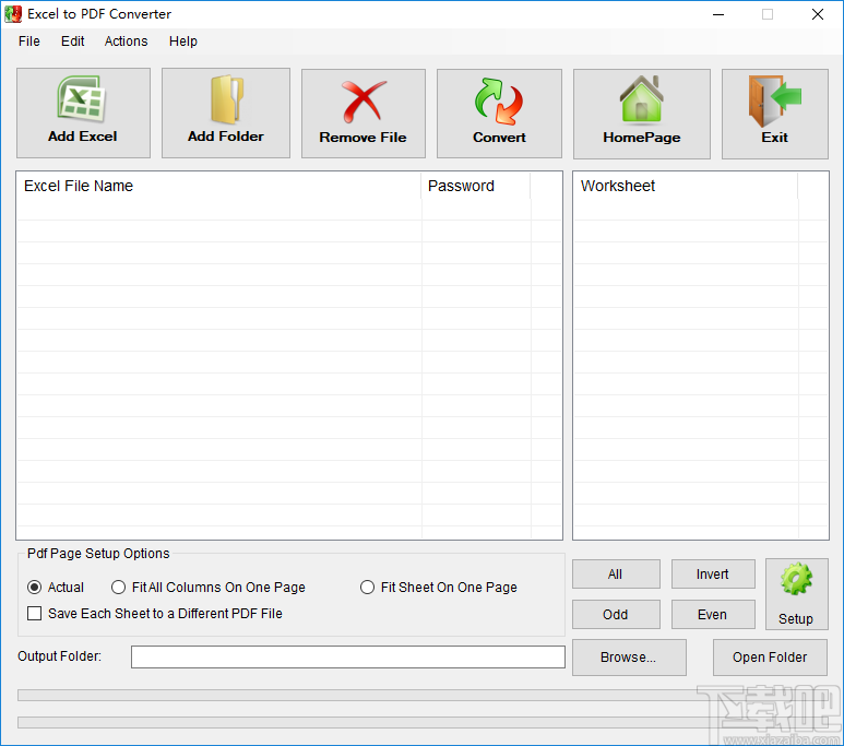 Free Excel to PDF Converter(Excel转PDF软件)