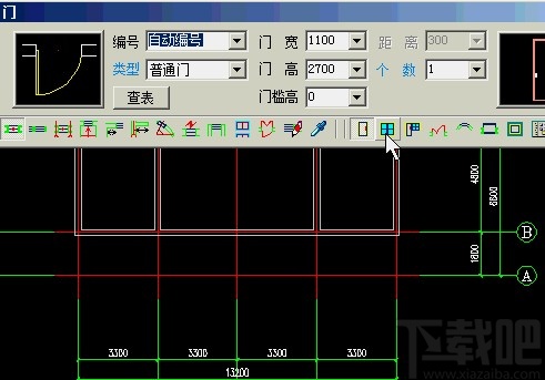 天正2019画门窗的操作方法