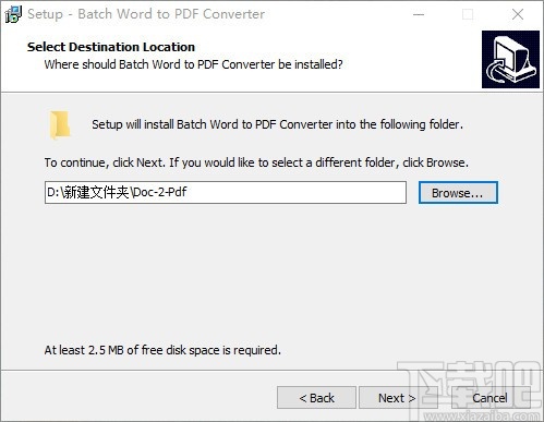 Batch Word to PDF Converter(Word转PDF软件)