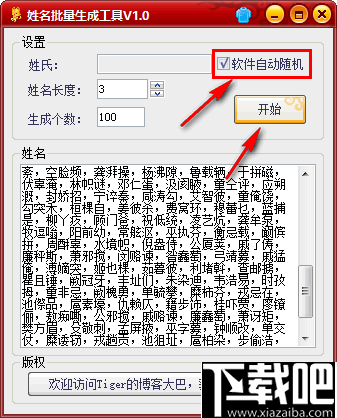 姓名批量生成工具