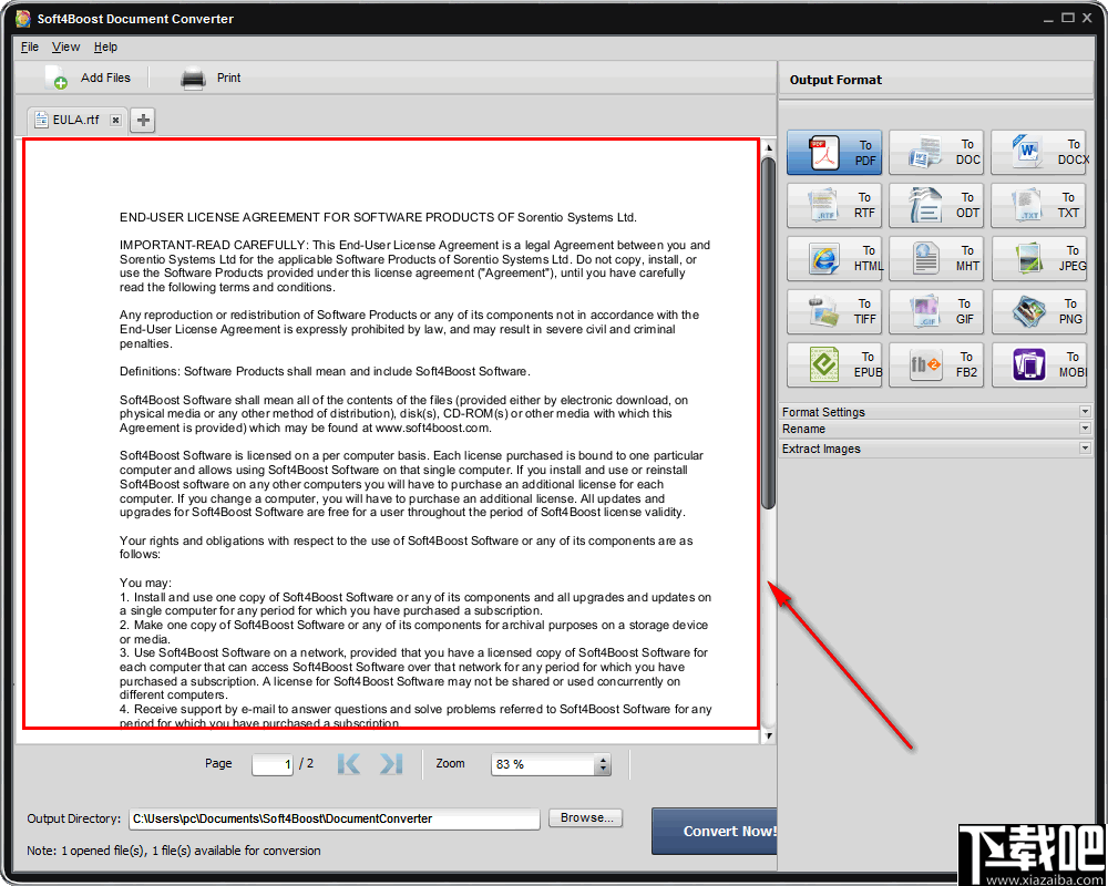 Soft4Boost Document Converter(文档转换器)