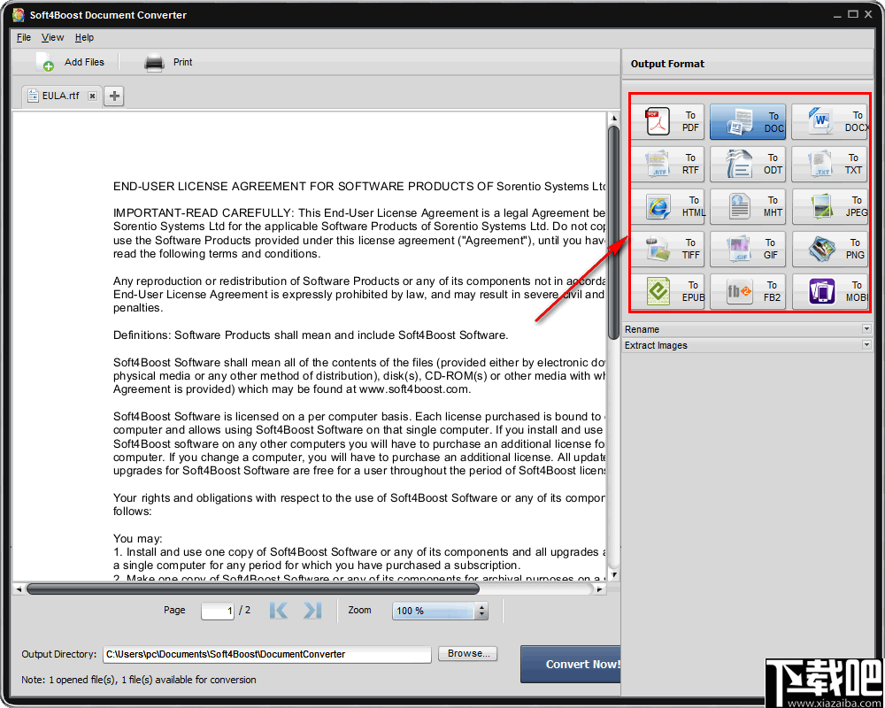 Soft4Boost Document Converter(文档转换器)