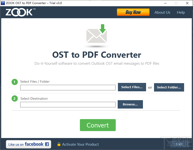 ZOOK OST to PDF Converter(OST转PDF文件工具)