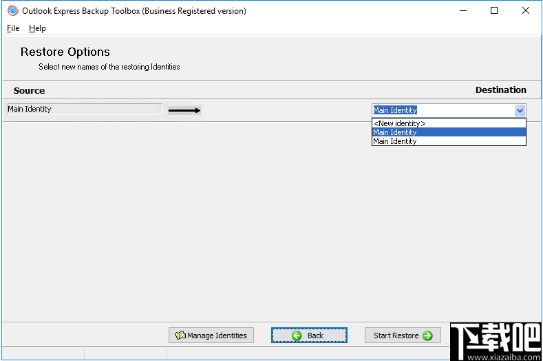 Outlook Express Backup Toolbox(邮件备份还原软件)