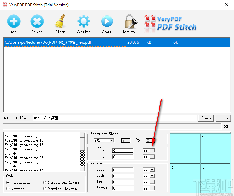 VeryPDF PDF Stitcher(PDF合并工具)