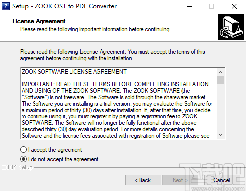 ZOOK OST to PDF Converter(OST转PDF文件工具)