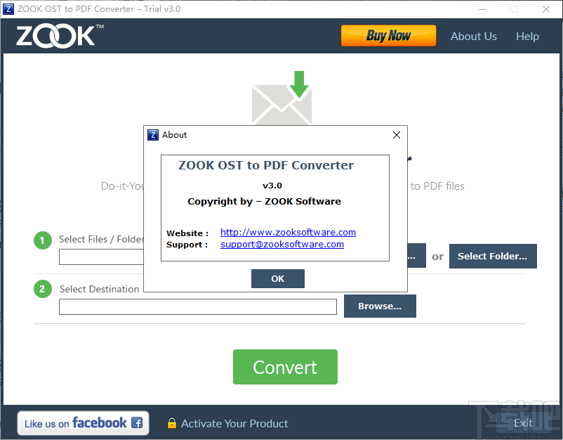 ZOOK OST to PDF Converter(OST转PDF文件工具)