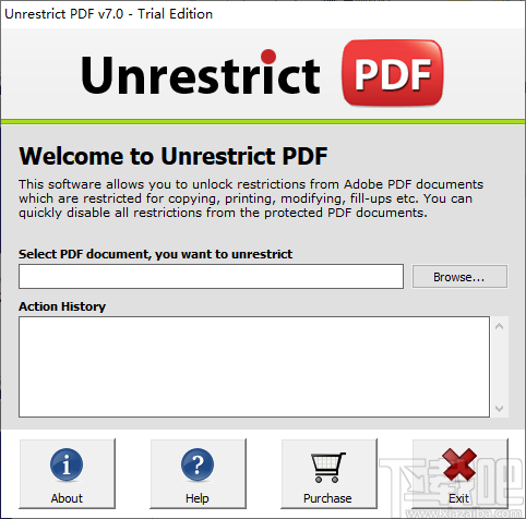 Unrestrict PDF(PDF密码删除软件)