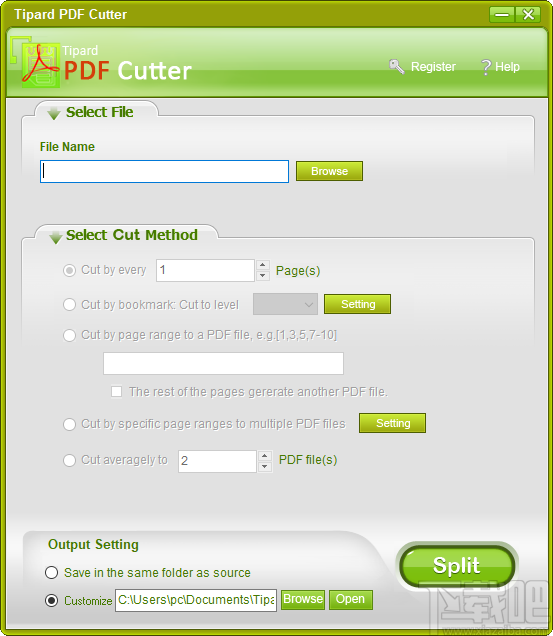 Tipard PDF Cutter(PDF文件分割工具)