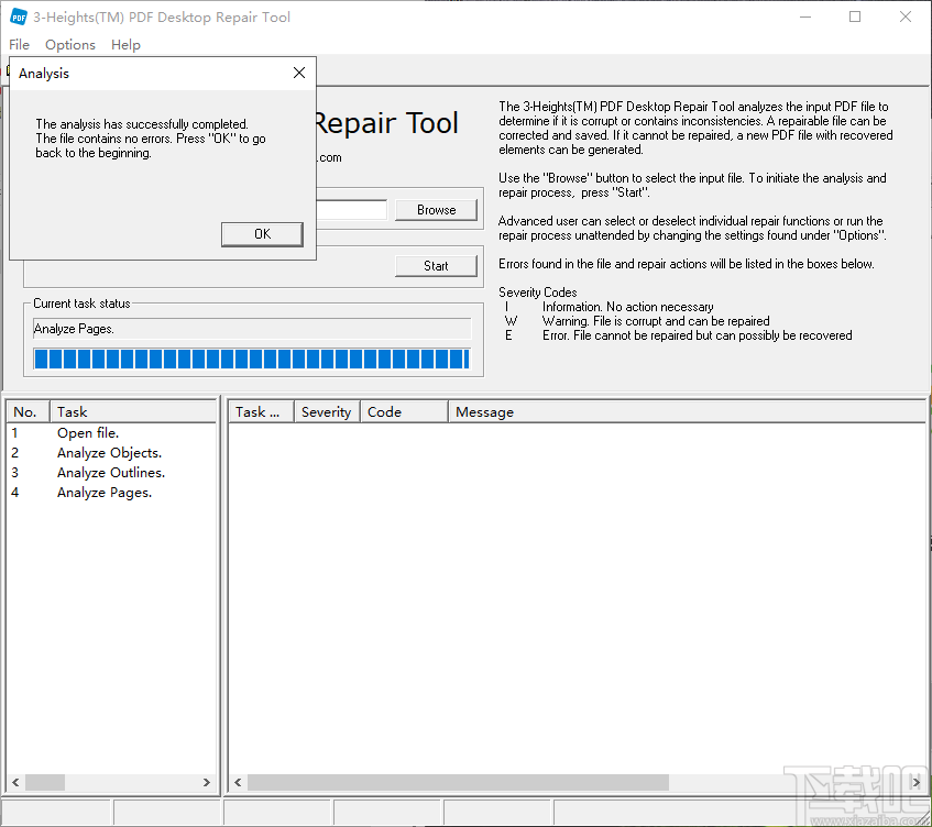 3 Heights PDF Desktop Repair Tool(PDF文档修复工具)