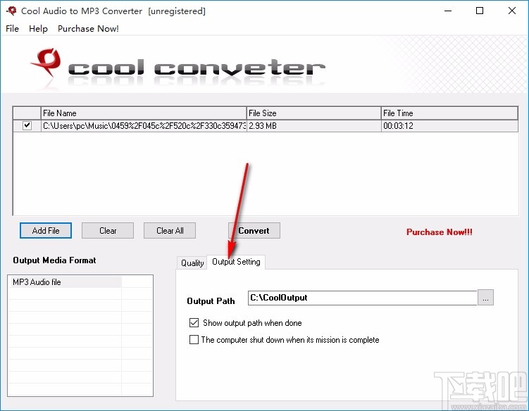 Cool Free Audio to MP3 Converter(MP3音频格式转换器)