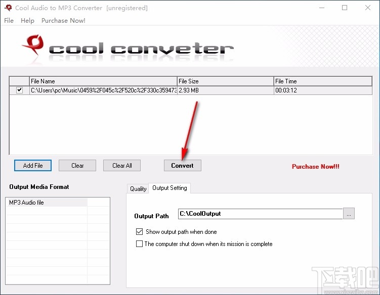 Cool Free Audio to MP3 Converter(MP3音频格式转换器)