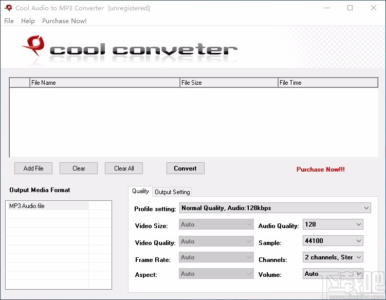 Cool Free Audio to MP3 Converter(MP3音频格式转换器)