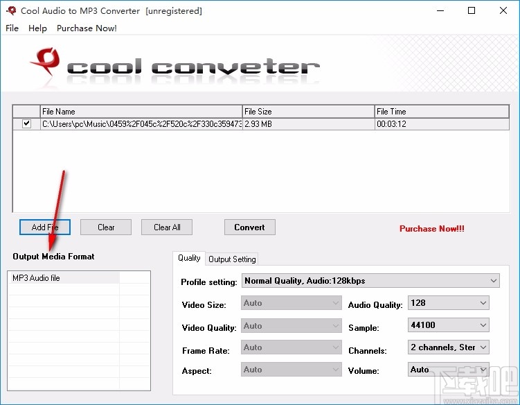 Cool Free Audio to MP3 Converter(MP3音频格式转换器)