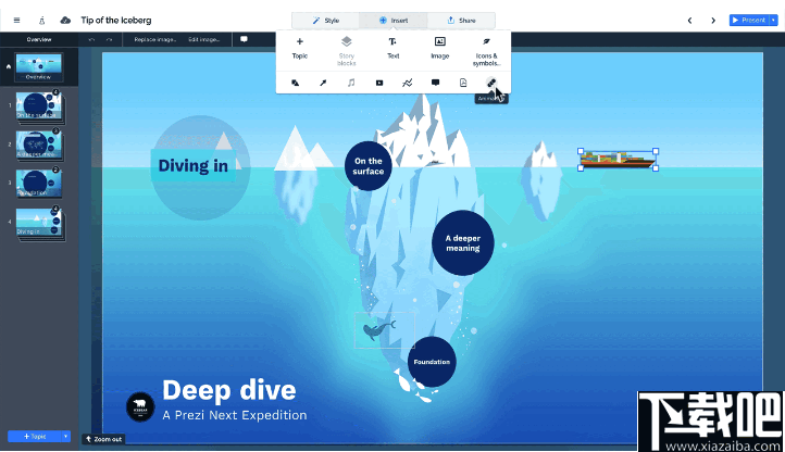 Prezi Pro(云端文稿演示软件)