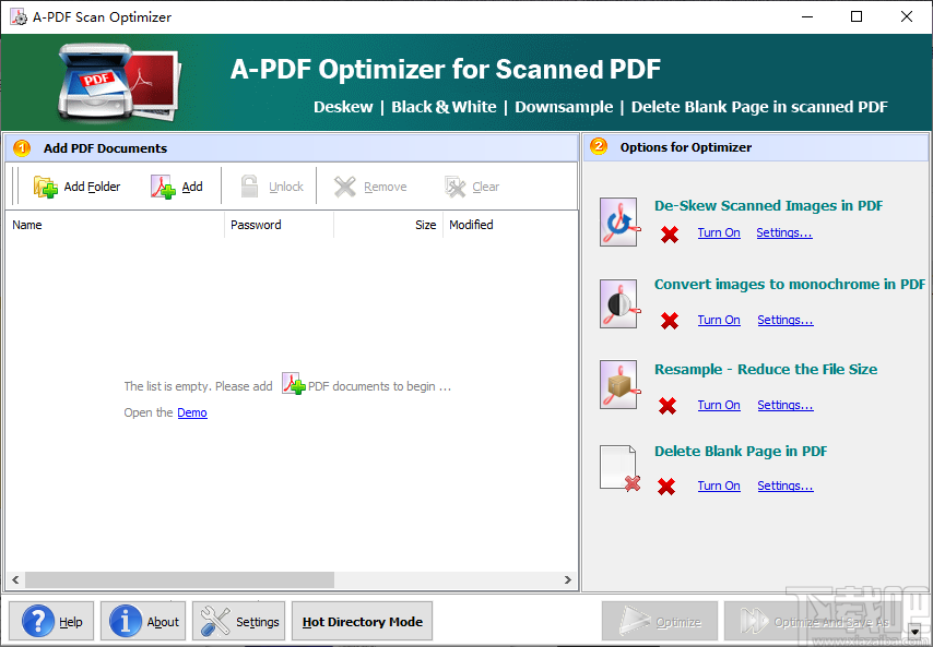 A-PDF Scan Optimizer(PDF扫描优化工具)