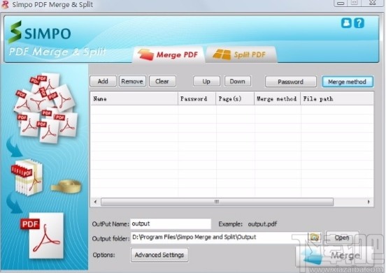 Simpo PDF Merge and Split(pdf分割合并工具)