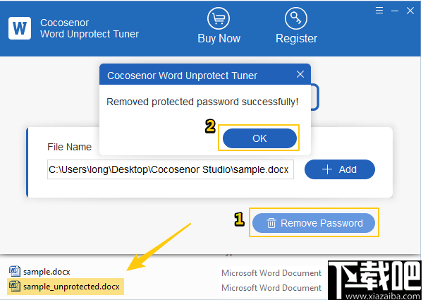 Cocosenor Word Unprotect Tuner