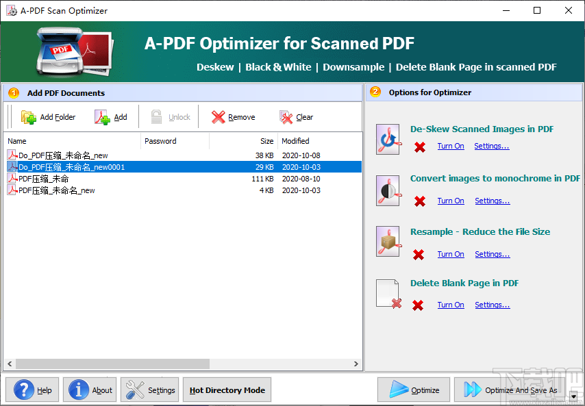 A-PDF Scan Optimizer(PDF扫描优化工具)