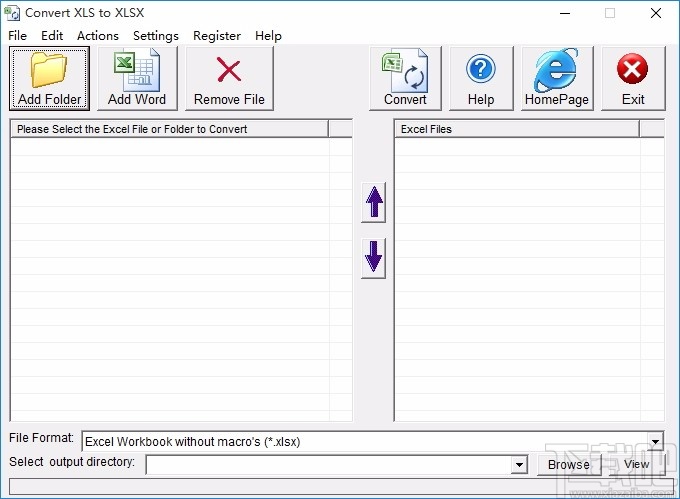 Convert XLS to XLSX(xls转xlsx转换器)