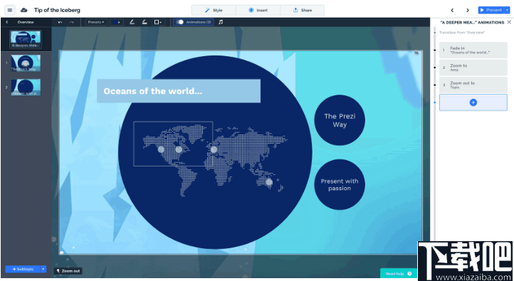 Prezi Pro(云端文稿演示软件)