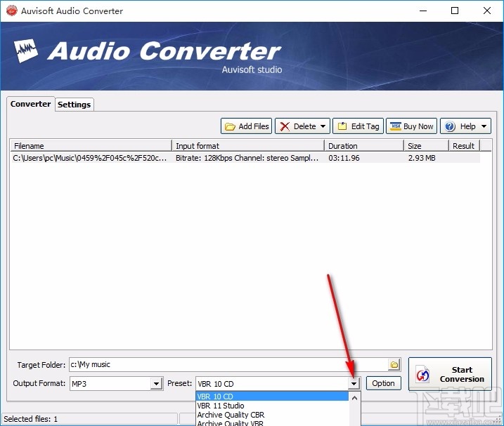 Auvisoft Audio Converter(音频文件格式转换器)