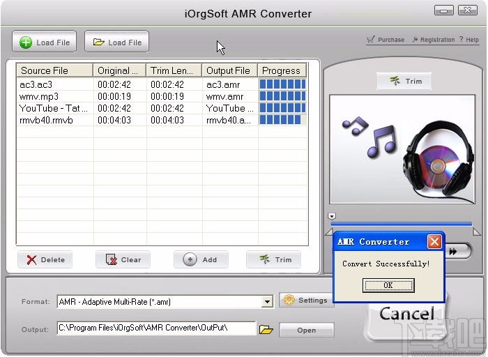 iOrgSoft AMR Converter(AMR音频格式转换器)