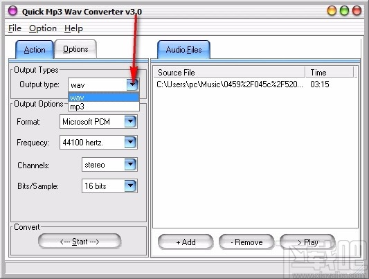 Quick MP3 WAV Converter(mp3 wav音频格式转换器)