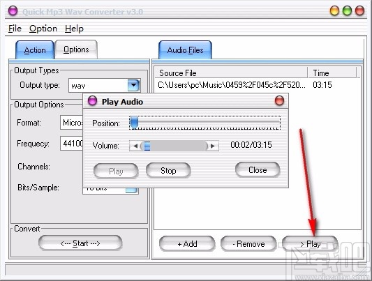 Quick MP3 WAV Converter(mp3 wav音频格式转换器)