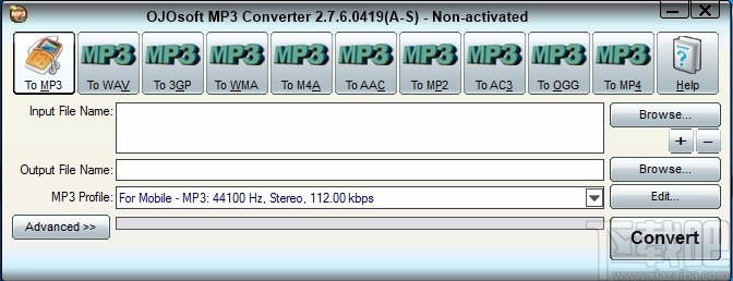 OJOsoft MP3 Converter(mp3音频格式转换器)