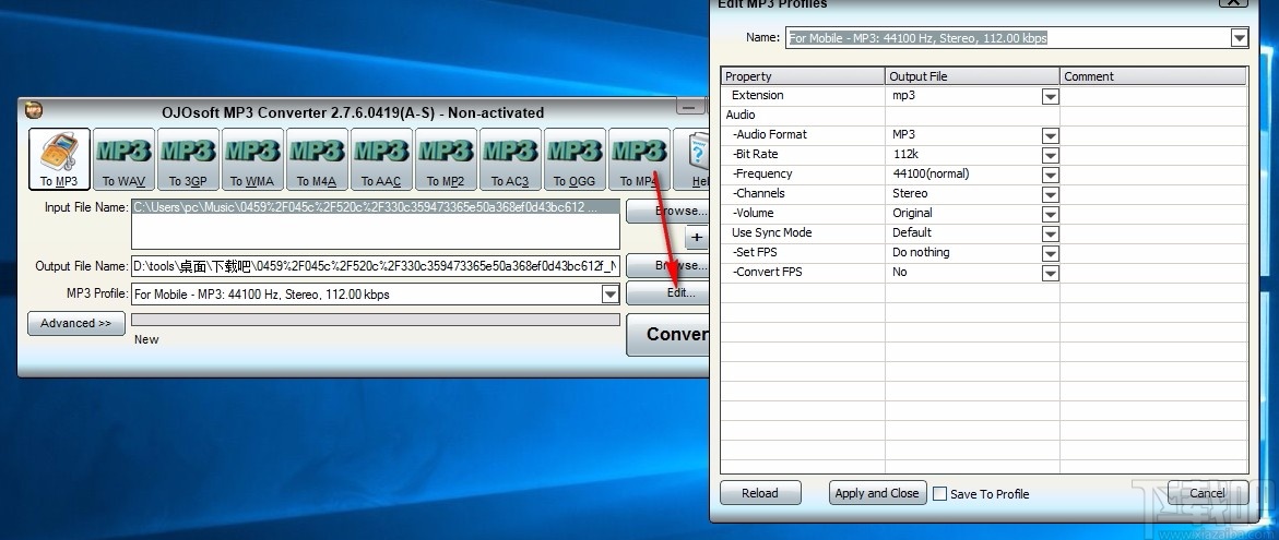 OJOsoft MP3 Converter(mp3音频格式转换器)