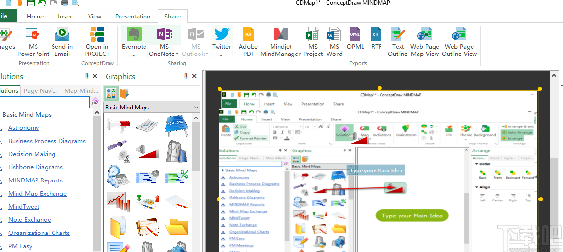 ConceptDraw MINDMAP(思维导图软件)