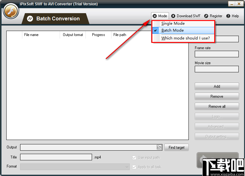 iPixSoft SWF to AVI Converter(SWF到AVI转换器)