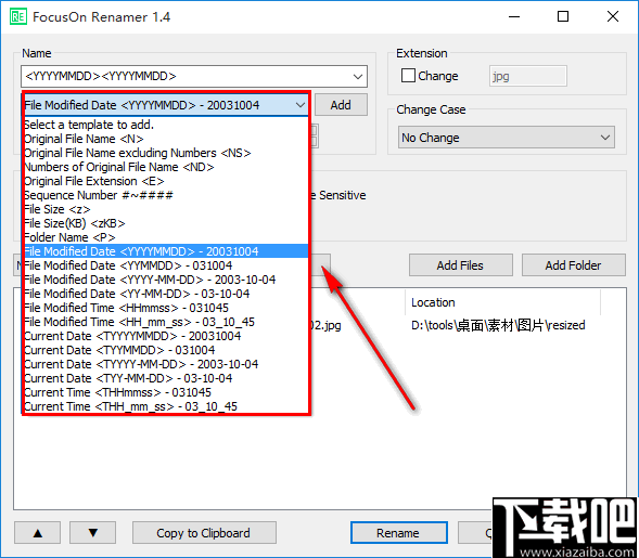 FocusOn Renamer(批量重命名软件)