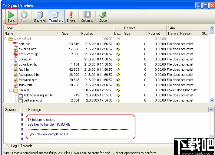 BatchSync FTP(FTP同步软件)