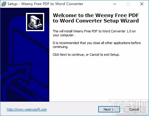 Weeny Free PDF to Word Converter(PDF转Word转换器)