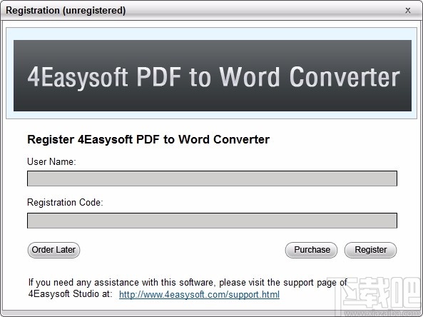 4Easysoft PDF to Word Converter(PDF转Word转换器)