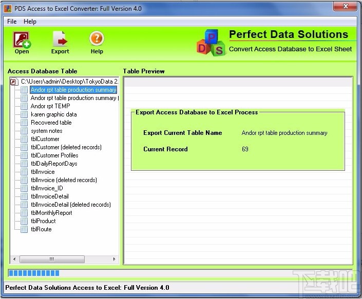 PDS Access to Excel Converter(Access转Excel转换器)