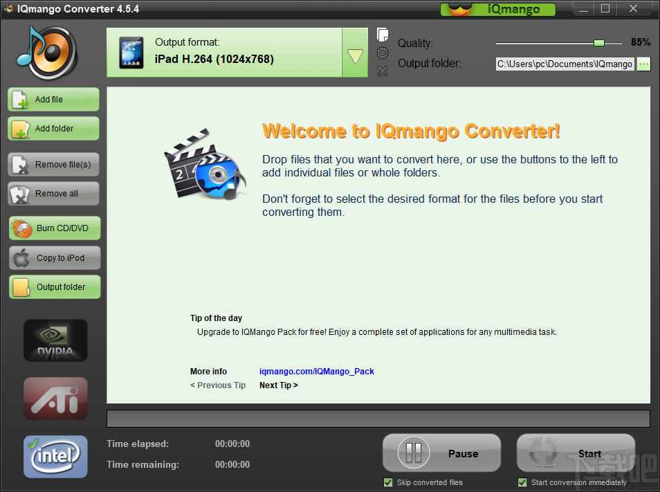 IQmango Converter(音视频格式转换工具)