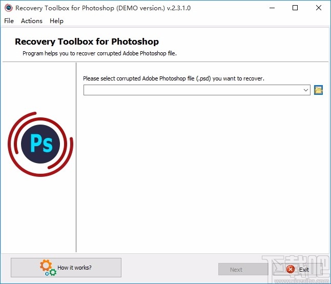 Recovery Toolbox for Photoshop(PSD文件修复软件)