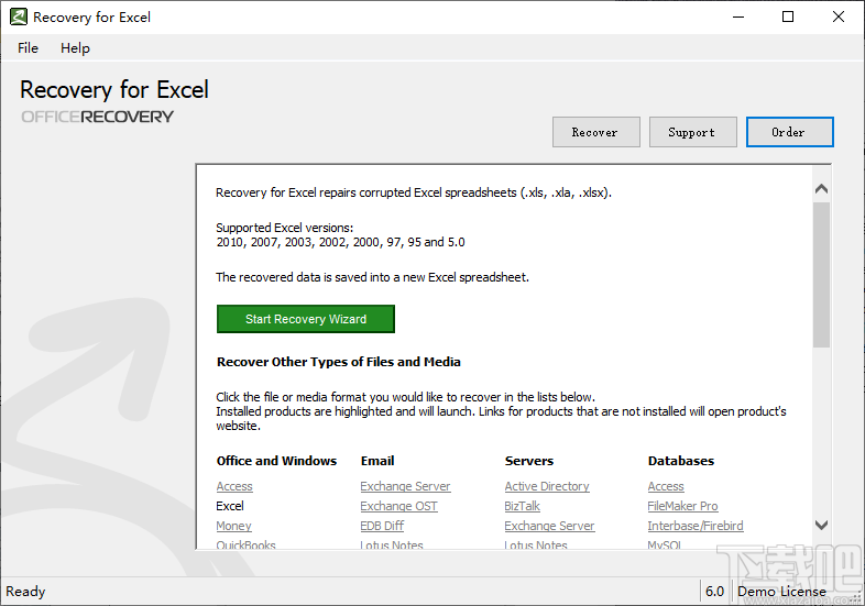 Recovery for Excel(Excel文件修复工具)
