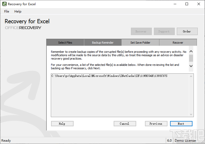 Recovery for Excel(Excel文件修复工具)