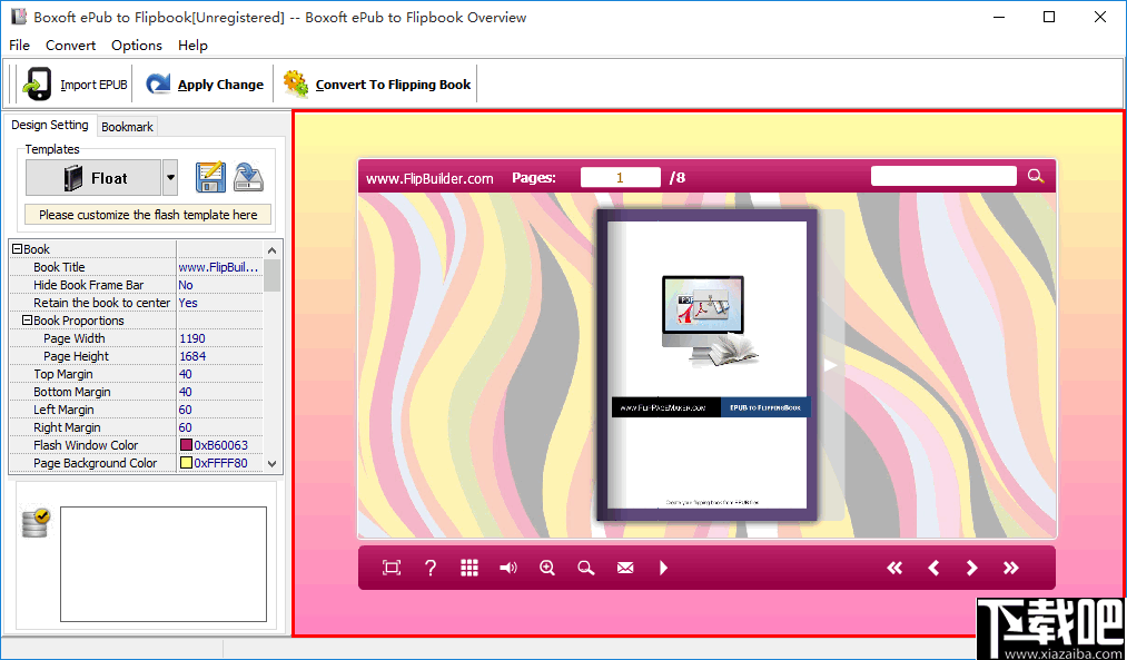 Boxoft ePub to Flipbook(电子书制作工具)