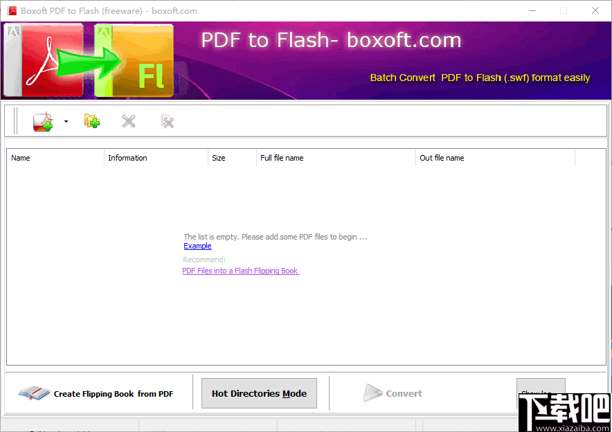 Boxoft PDF to Flash(PDF转FLASH工具)