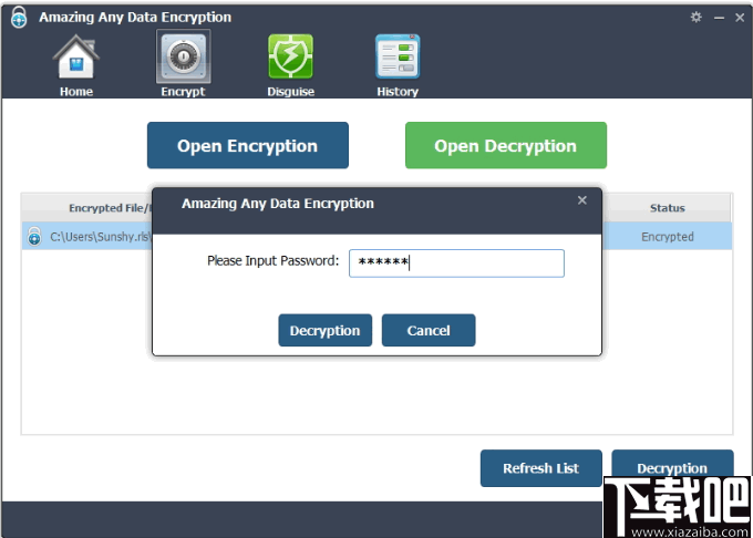 Amazing Any Data Encryption(文件加密软件)
