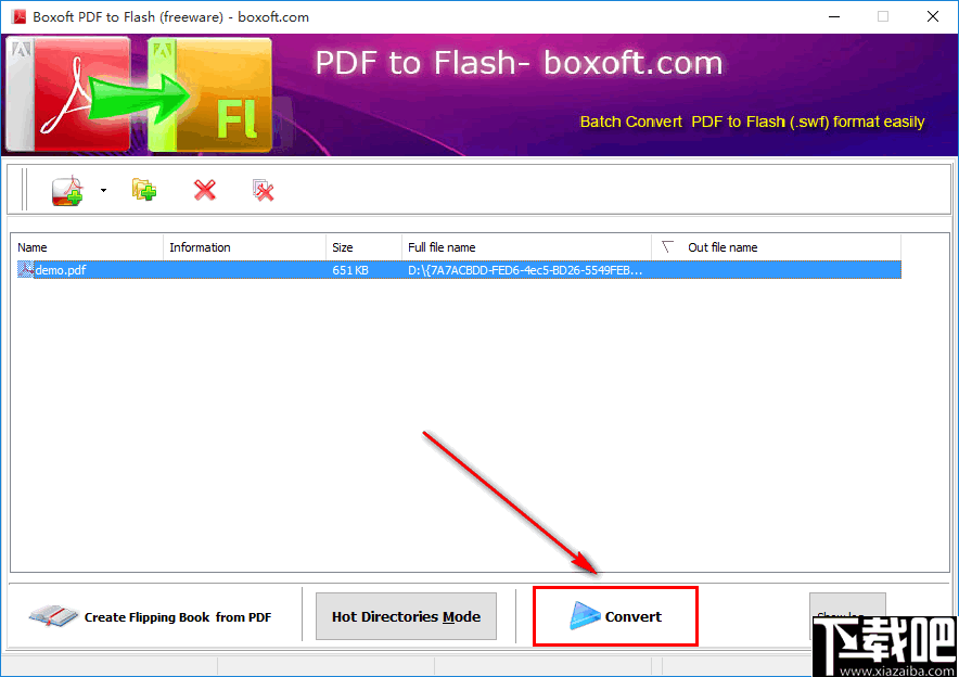 Boxoft PDF to Flash(PDF转FLASH工具)