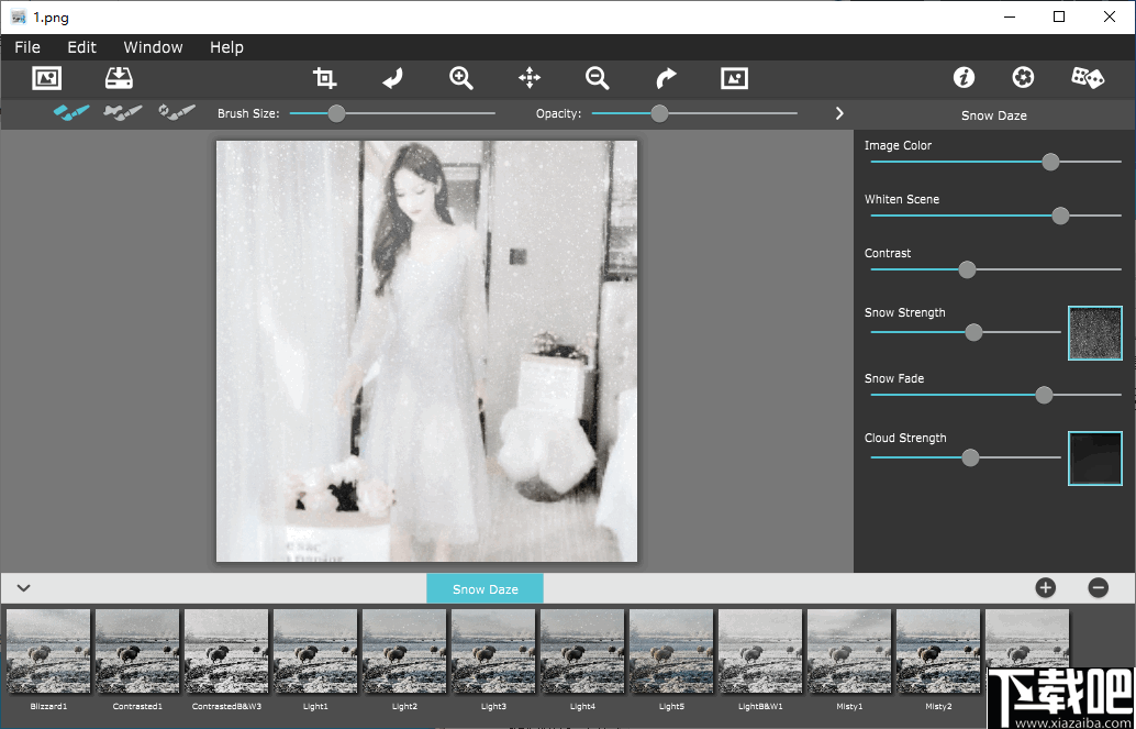 Snow Daze(照片雪景效果添加软件)