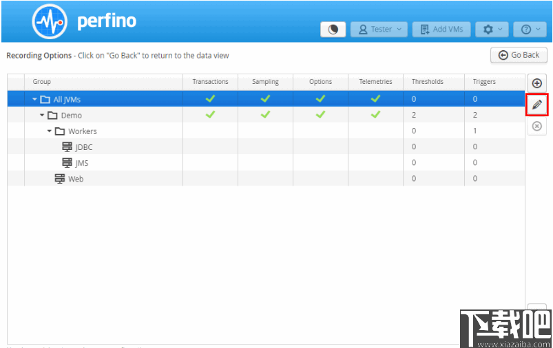 EJ Technologies Perfino(JVM监控工具)