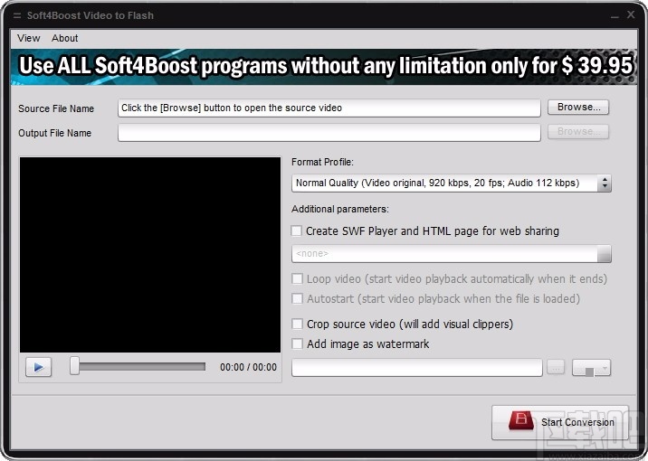Soft4Boost Video to Flash(视频格式转换工具)